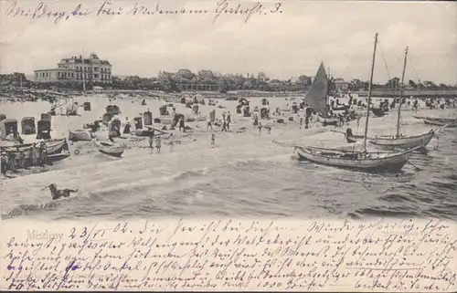 Misdroy, Strandpartie, gelaufen 1902