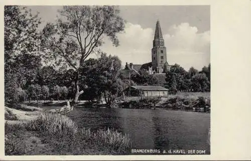 Brandenburg, Der Dom, Bahnpost, couru en 1932