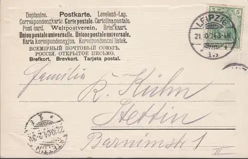 Plauen, Plauener Hof, gelaufen 1904