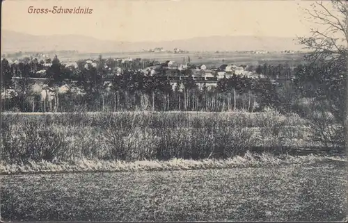 Großschweidnitz, Panoramaansicht, ungelaufen