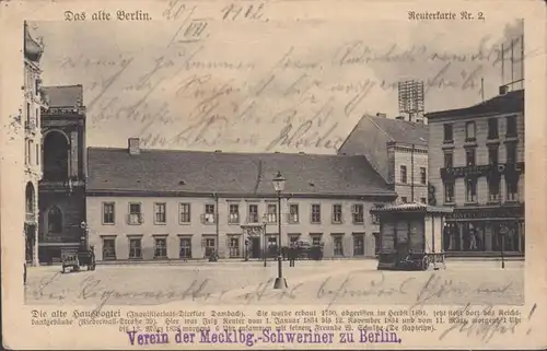 L'ancien Berlin, l'ancienne Hausvogtei, couru en 1912