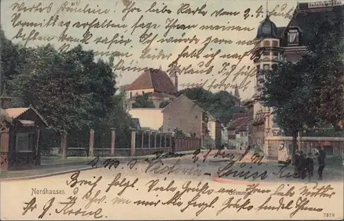Nordhausen, Grimmel, gelaufen 1908