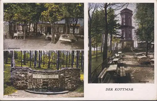 Der Kottmar, Kriegerhain, Gesellschaftsplatz, gelaufen 1930