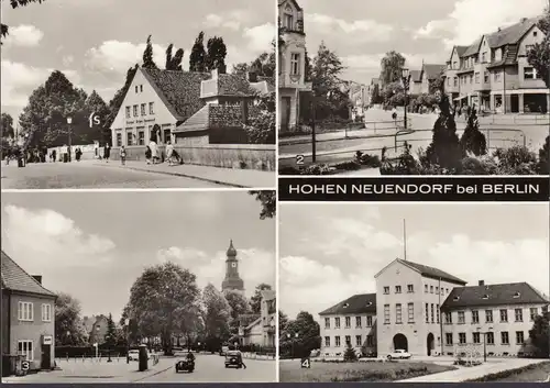 Hohen Neuendorf, Rathaus, Bahnhof, Leninstraße, gelaufen 1975