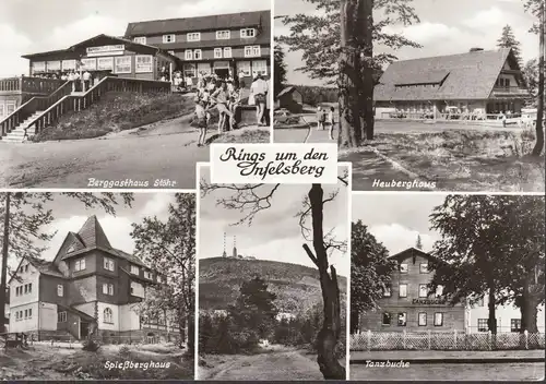 Friedrichroda, Berggasthaus Stöhr, Heuberghaus, Spießberghaus, Tanzbaude, gelaufen 1982