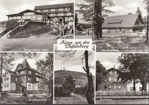 Friedrichroda, Berggasthaus Stöhr, Heuberghaus, Spiessberghouse, Dansbaude, couru 1982