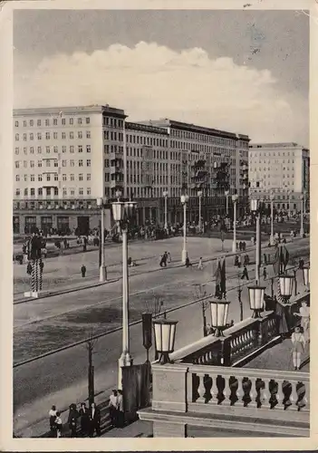 Berlin, Stalinallee, Block Nord, gelaufen 1954