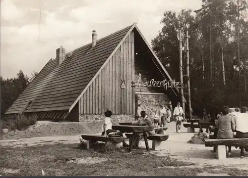 Moritzburg, Konsum Gaststätte Räuberhütte, gelaufen