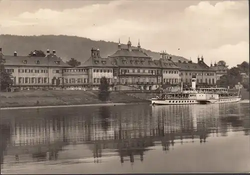 Schloß Pillnitz, Dampfer Dresden, gelaufen 1969