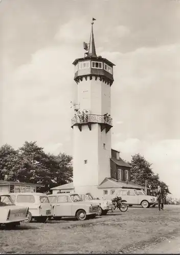 Oberweißbach, Fröbelturm, Autos, ungelaufen