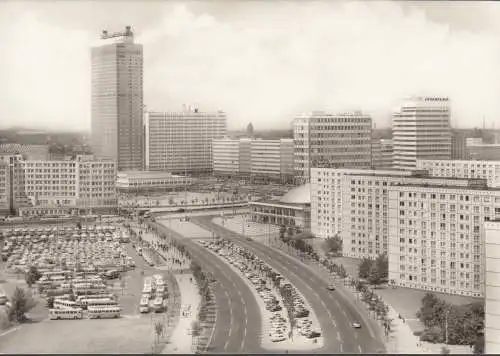 Berlin, Alexanderplatz, Alexanderstraße, Busse, ungelaufen