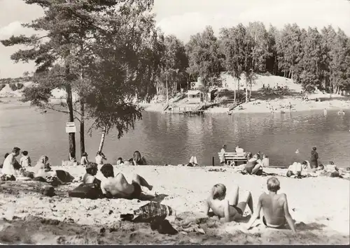 Bad Liebenwerda, Waldbad, Strand, ungelaufen