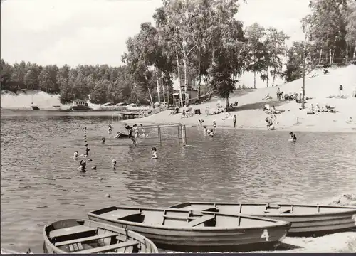 Bad Liebenwerda, Waldbad, Strand, Boote, ungelaufen