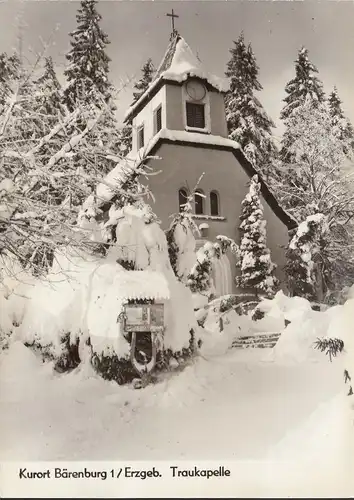 Lieu de cure Bärenburg 1, chapelle de Trau en hiver, non couru