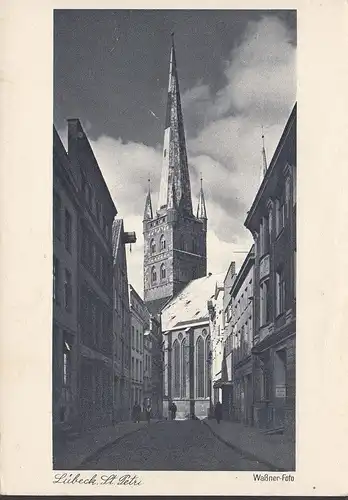 Lübeck, Kirche St. Petri, ungelaufen