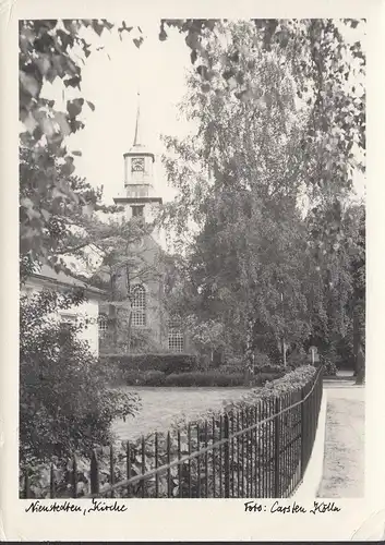 Hamburg- Nienstedten, Kirche, gelaufen 1985