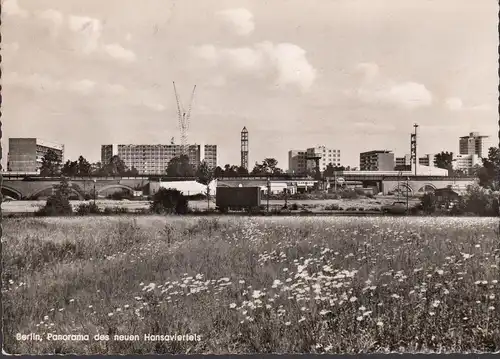 Berlin, Panorama des neuen Hansaviertels, gelaufen 1957