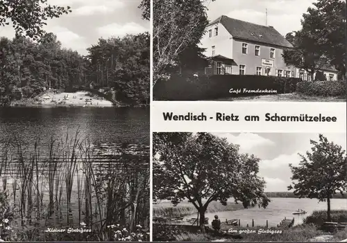 Wendisch Rietz, Cafe Fremdenheim, Glubigsee, ungelaufen