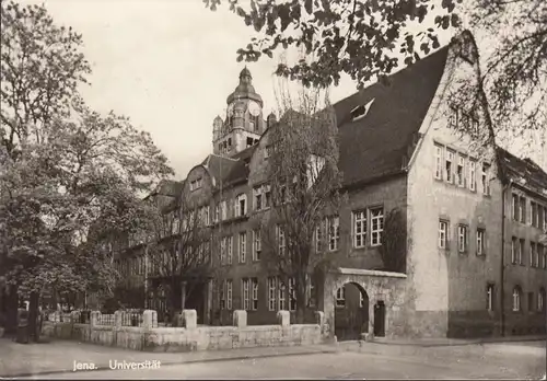 Jena, Universität, gelaufen 1966