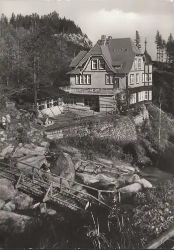 Wernigerode, Gaststätte Steinerne Renne, gelaufen 1982