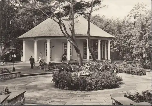 Kühlungsborn, Lesehalle im Konzertgarten, gelaufen 1966