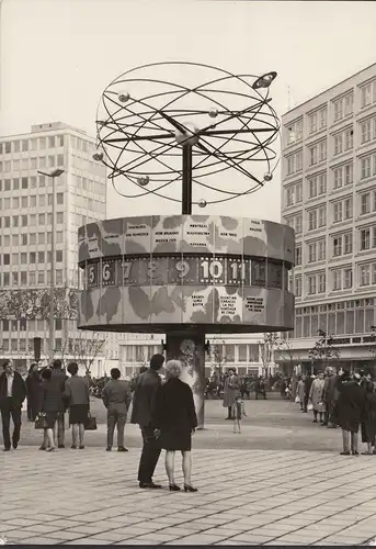 Berlin, Urania, Horloge Mondiale, en 1971