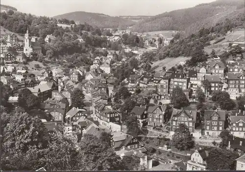 Lauscha, Stadtansicht, ungelaufen