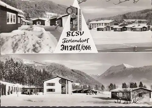 Inzell, BLSV Feriendorf im Winter, gelaufen 1968