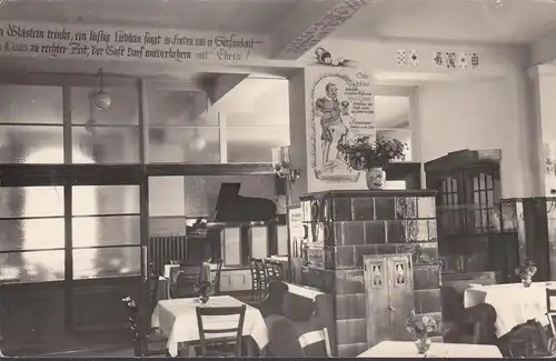 Zella-Mehlis, Hôtel Zur Sapin, intérieur, couru 1960