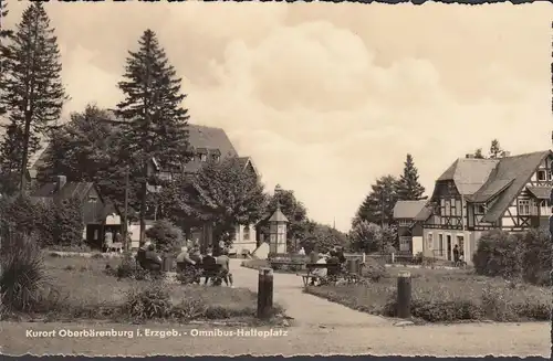 Oberbärenburg, Omnibus- Halteplatz, ungelaufen