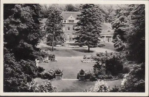 Bad Lausick, vue de la terrasse à la maison de cure, couru 1962