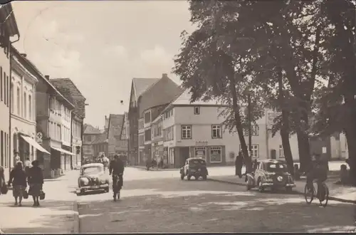 Parchim, Straße des Friedens, Kaffeestube, gelaufen 1962