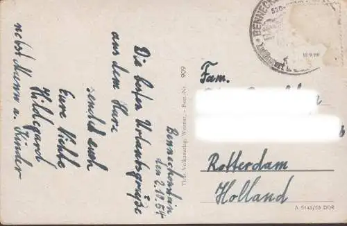 Bad Benneckenstein, Ferienheim der Volkspolizei, Haus 2, gelaufen 1954