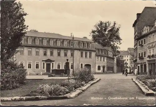 Weimar, Goethehaus am Femmeplan, a couru en 1961