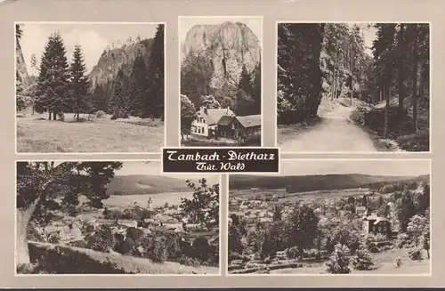 Tambach-Dietharz, Stadtansichten, gelaufen 1968