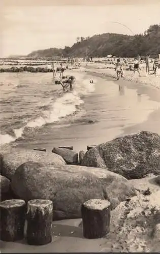 AK Strand zwischen Koserow und Kölpinsee, gelaufen 1961