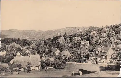 Oybin, Blick zur Felsengasse, gelaufen 1965