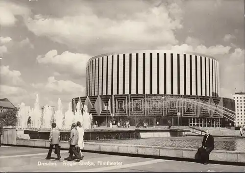 Dresde, Prague Street, théâtre de cinéma, couru en 1981