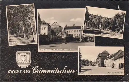 Crimmitschau, Maison de la Jeunesse, Mendelssohn place, Place de solidarité, couru