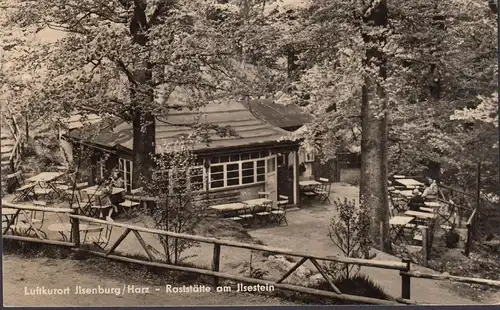 Ilsenburg, Raststätte am Ilsenstein, gelaufen 1970