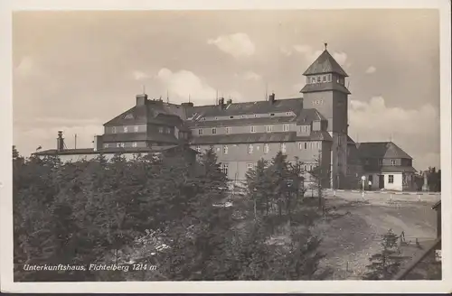 Fichtelberg, Unterkunftshaus, ungelaufen- datiert 1934