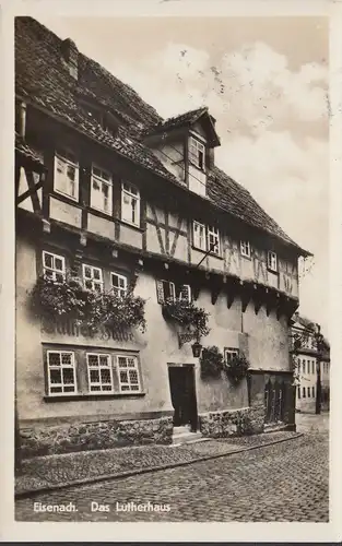 Eisenach, Das Lutherhaus, Luther Sube, gelaufen 1955
