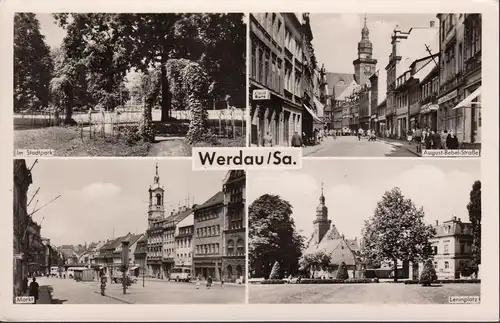 Werdau, Lénine, marché, parc de ville, couru