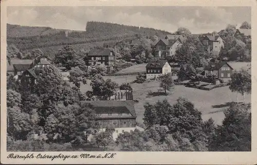 Bärenfels-Osterzgebirge, Stadtansicht, gelaufen 1951