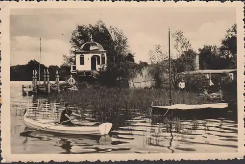 Arendsee, Pavillon, Ruderboote, gelaufen