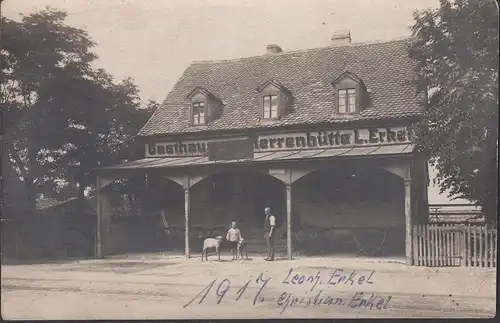 Nürnberg, Gaststätte Herrenhütte, Leonhard und Christian Erkel, ungelaufen- datiert 1917