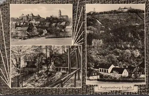 Augustusburg, vues de la ville, incurvée
