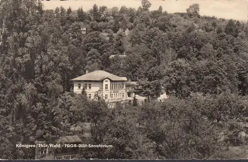 Königsee, FDGB Diät Sanatorium, gelaufen 1963