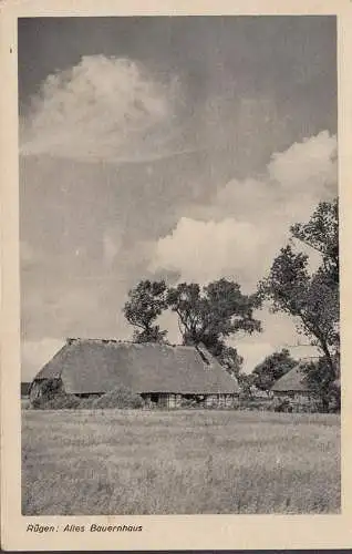 Rügen, Altes Bauernhaus, ungelaufen