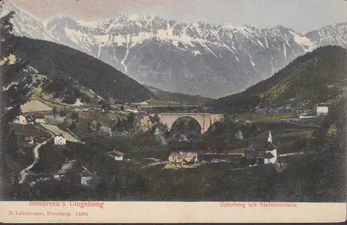 Innsbruck environs, sous-sol avec pont Stefans, non-roulé
